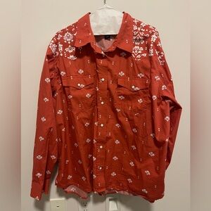XXL Wrangler Retro Western Shirt NWOT